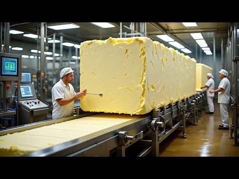 How Butter Is Made – Inside the Factory (Full Process From Milk to Packaged Butter)