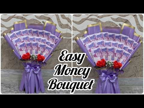 How to Make a Money Bouquet Step by Step | Simple & Beautiful