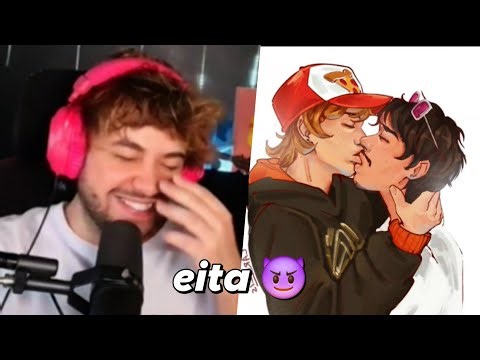 Brino vendo as FANARTS dele com o T3ddy 😏