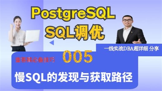 005-PostgreSQL SQL 调优总览-慢 SQL 的发现与获取路径