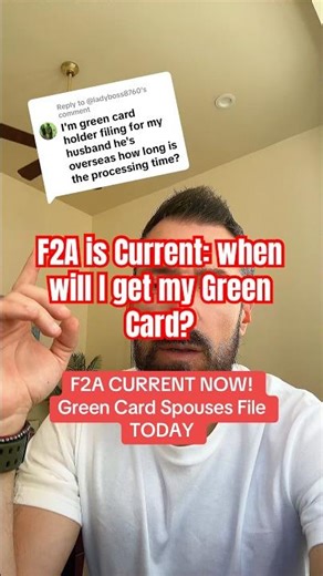 F2A Just Went CURRENT – File Your Family Green Card TODAY! #immigration #f2a