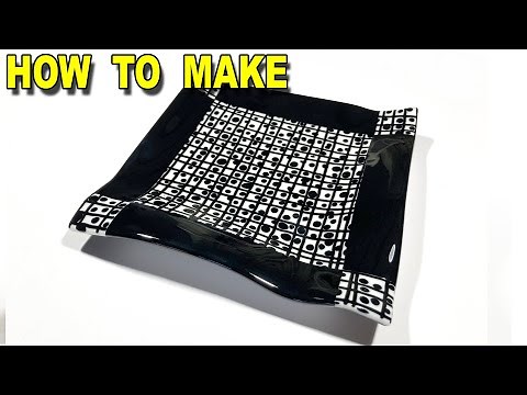A Disaster, But a Nice One, Fused Glass Project Tutorial