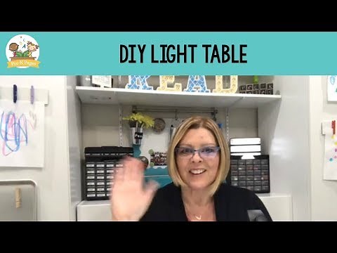 DIY Light Table for Preschool