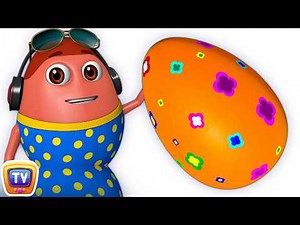 Learn ORANGE Colour with Johny Johny Yes Papa | Surprise Eggs Colours Ball Pit Show | ChuChuTV 3D