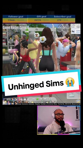 Unhinged Sims: Funny Gamer Moments | The Sims 4 Gameplay