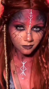 144K views · 4.9K reactions | Valkyrie makeup transition #valkyries #Valkyrie #VikingStyle #viking #shieldmaiden #cosplay | Apex_predator_wolf official | Facebook