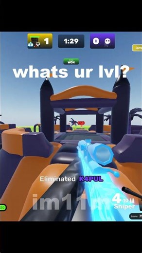 Epic sniper headshot in roblox rivals #roblox #gaming #rivals