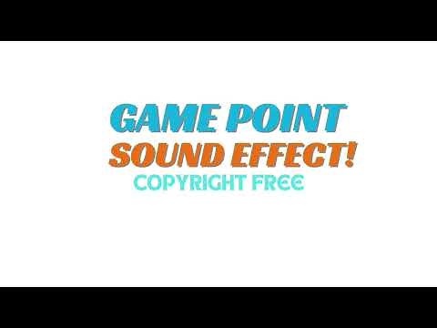 Game point sound effect for editing | copyright free