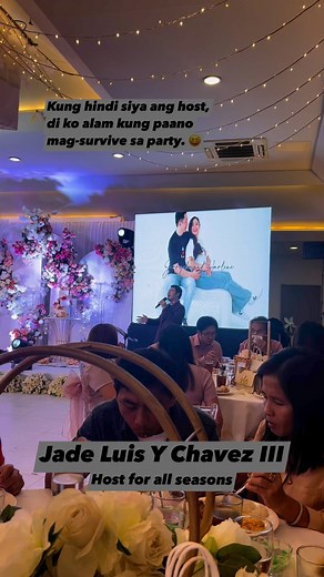 9.7K views · 63 reactions | Kung hindi siya ang host, di ko alam kung paano mag-survive sa party.  Jade Luis Y Chavez III 﫶 | Hannah Sofie - Batangas | Facebook