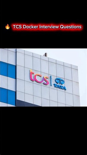 🚀 TCS Docker Interview Questions for Freshers & Experienced Professionals!#shorts