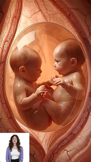 Twins Babies inside the Womb #ultrasound #twins #womb #pregnancy