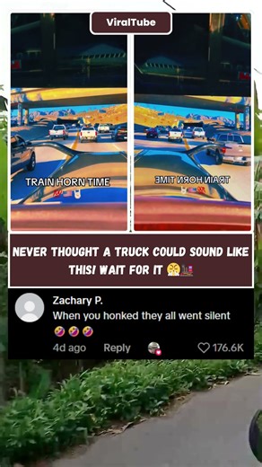 TRAIN HORN PRANK! 🤯 This Truck Horn Silences Traffic! 🔊 #TrainHorn #Shorts #Prank