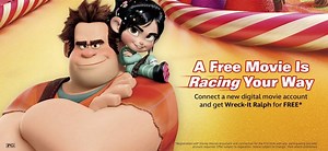 Free digital copy of Disney's Wreck-It Ralph movie