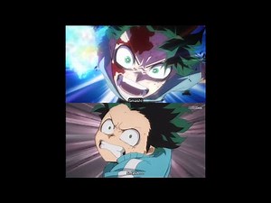 SPOILERS! Izuku “Deku” Midoriya | First (S1 EP4) VS Final Smash (S8 EP8)