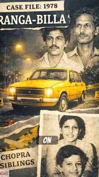 CASE FILE: 1978 | Ranga–Billa Kidnapping Case (Delhi)