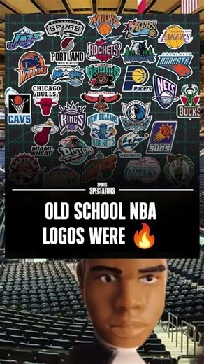 Old School NBA logos were 🔥