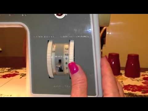 Singer sewing machine controls