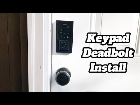 Kwikset Electronic Deadbolt Installation