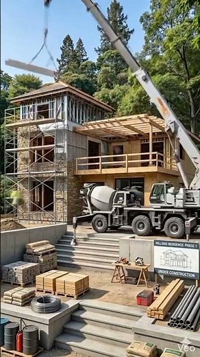 Modern Luxury Hillside Villa 🏡 | Dream Home Exterior Design