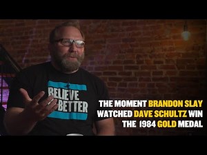 Watching Dave Schultz win the Olympic Gold Medal in 1984