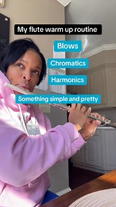 My go-to warm up routine. Fellow musicians - how do you warm up? #flute #musicians | Markita on Flute