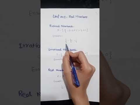 Lec no 1(Real Numbers and their types)