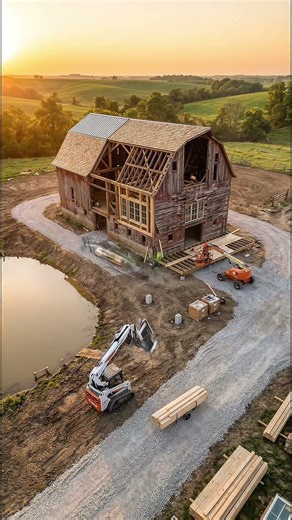 Old Barn → Stunning Luxury Farmhouse Transformation