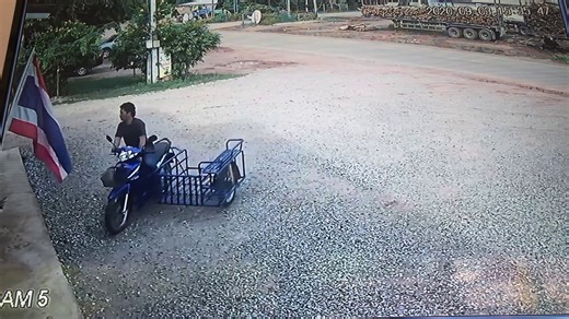 Scooter fall.