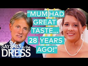 Mum Brings Her 80s Retro Wedding Dress For Bride To Wear | Say Yes To The Dress Atlanta