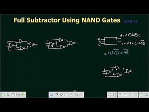 Full Subtractor Using NAND Gates