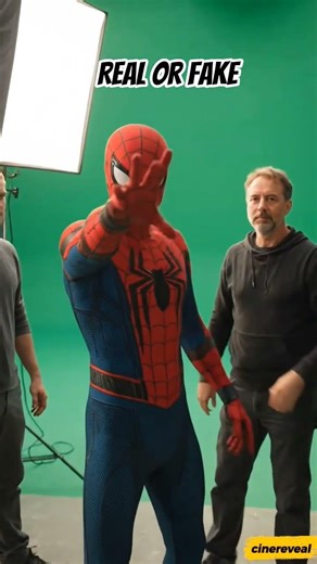 spider man shoot real or fake #vfx #cinematic #btsmovies #behindthescenes