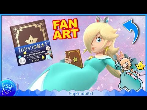 How to Draw Rosalina - Super Mario Galaxy