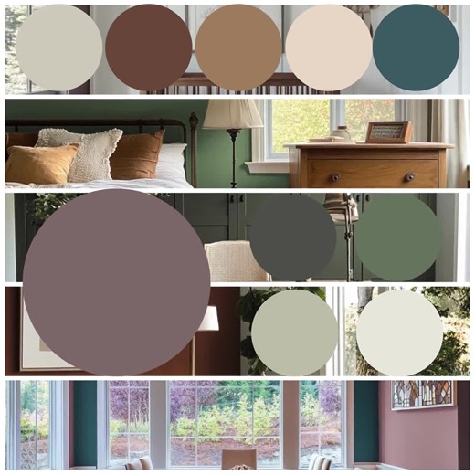 CINNAMON SLATE Color of the Year 2025 Benjamin Moore Home Color Palette, Whole House Paint Scheme, Plum Brown Interior Best Paint Color 2025 - Etsy