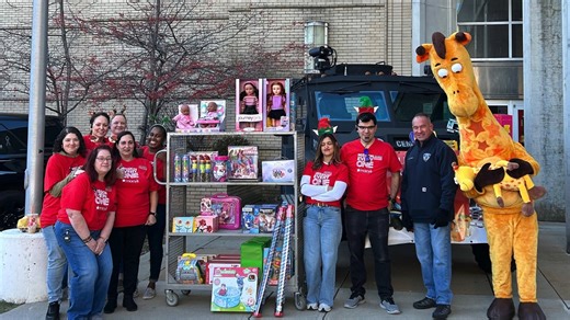 Our Secret Santa Program has been in place for well over 30 years! That’s more than three decades of helping Auburn families have brighter holidays. Even though the program has changed a little over time, the goal remains the same: to make sure kids in Auburn have what they need, and most of what they want for the holidays. This was our third year hosting a Stuff-a-Cruiser event, and every year we have a little more fun and bring home even more toys for the kids in our community. Thank you to Ma