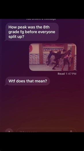 Nostalgic Memories from 8th Grade Friendship