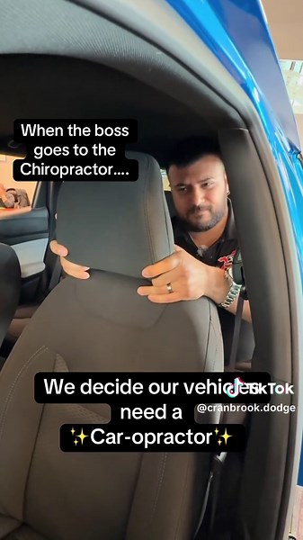 Cranbrook Dodge sales team decided the boss couldn’t be the only one who sees a Chiropractor and our inventory deserves some TLC also… so introducing the ✨car-opractor✨ #C#CranbrookDodgec#cranbrookdodgec#cranbrookdodgeonthestripc#cranbrookc#cranbrookbcc#cranbrookbc🇨🇦k#kimberleyk#kimberleybck#kimberleytourismc#crestonc#crestonbcy#yahky#yahkbci#invermerei#invemerebcf#fairmontf#fairmonthotelf#fairmonthotspringsr#radiumr#radiumbcr#radiumhotspringsc#calgarye#edmontonv#vancouvers#surreyw#whiterockw#