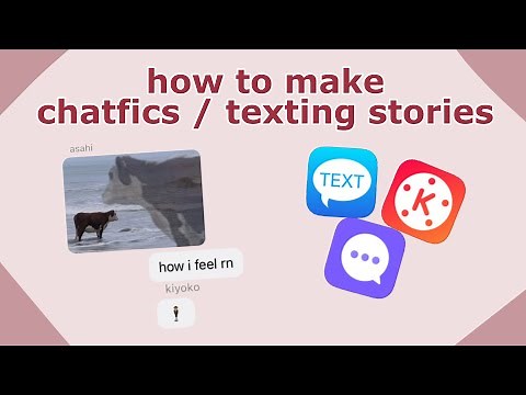 how to make texting stories // tutorial