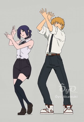 Spent 100 hours animating Denji😭😭 Was it worth it?? ・ This is a fan animation inspired by the official Reze Dance. I spent 100 hours animating Denji frame-by-frame on the right! #rezedance #chainsawman #denji #reze #animation