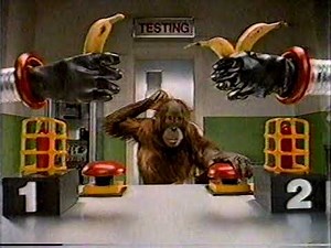 1994 Little Caesar's live monkey television commercial