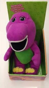 Barney Plush toy singing I Love You