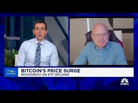 Bitcoin's latest rally is mostly an adoption story, says Galaxy Digital CEO Michael Novogratz