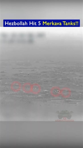 Hezbollah Ambushes 5 Merkava Tanks Column– Simultaneous ATGM Strike!!