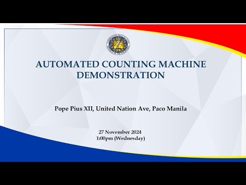 Automated Counting Machine Demonstration