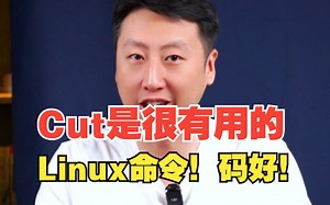 Cut是很有用的一个Linux命令！三分钟教你Linux中cut命令怎么用！