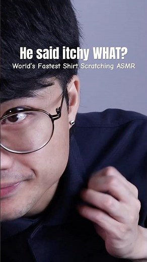 World’s Fastest Shirt Scratching ASMR!