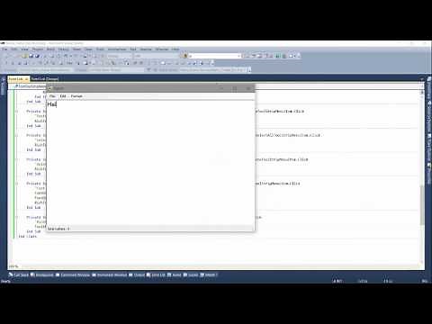 How to create a Menu bar & Status bar in vb.net using Windows Form Application - Visual Studio 2010