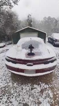 Snow cold start in camaro ss