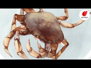 Real Time Soft Pastel Drawing Demo: Sketching Crabs for Self-Taught Artists