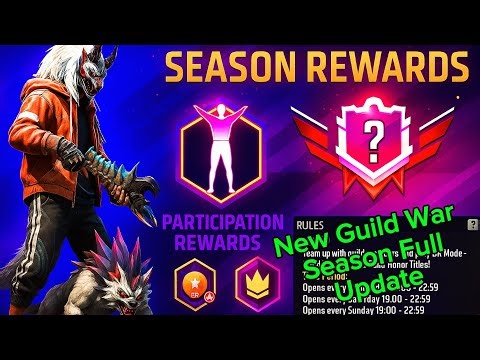 Free Fire Guild War New Season Full Details + Secret Tricks | FF Best Guild Guide