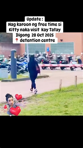 3.2K views · 101 reactions | Update : Nag karoon ng free time si Kitty naka visit kay Tatay Digong 28 Oct 2025  detention centre #kittyduterte #Duterte #wednesdayvibes #everyone #pinoyabroad | Maila Avila Lund | Facebook